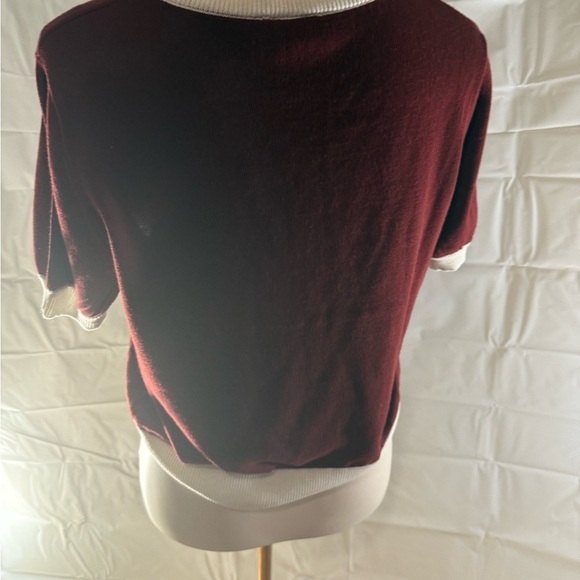 QUEEN OF SPARKLES Silver and White Crop Boxy T-Shirt - Picture 6 of 6